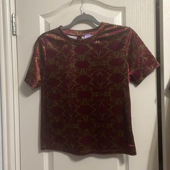 💙 Savage x Fenty Psychedelic Matching Pajama Set Short Sleeve + Shorts - Picture 2 of 7